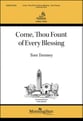 Come, Thou Fount of Every Blessing SATB choral sheet music cover